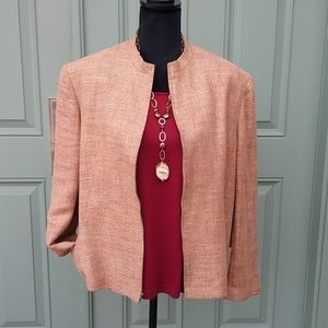 Rena Rowan Designer Linen Peach Tone Jacket